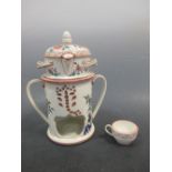 A Wedgwood creamware food warmer