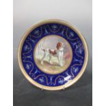 A Minton cabinet plate, 24cm diameter