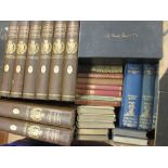 General books including reference, A & C Black travel series (4to, 3 vols); leather bindings,