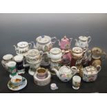 Seven veilleuses, Paris and other porcelains