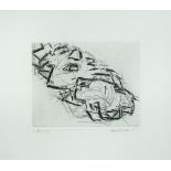 § Frank Auerbach (British, b.1931) Reclining Head of Julia signed and dated lower right "Auerbach '