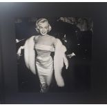 Murray Garrett, Monroe At Premiere, 1954, depicting Marilyn Monroe (1926 - 1962) wearing a strapless
