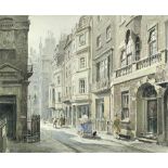 § Wilfrid Rene Wood (British, 1888-1976) Looking towards St James's Street, London signed lower