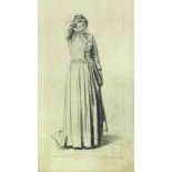 § Augustus John, OM, RA (British, 1878-1961) Dorelia standing, her right arm raised above her head