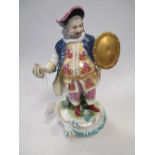 A Samson 'Derby' figure of Falstaff 22cm high