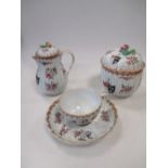 Samson 'Chinese Armorial' part tea set