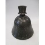 An Indian Bidri ware hookah pipe base approx 17cm high