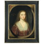 Circle of Cornelius Johnson (British, 1593-1661) Portrait of a lady, traditionally believed to be