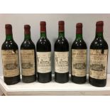 Older clarets removed from a college cellar. Chateau Lagrange, St. Julien 3eme Cru, 1982, 2