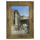 Jacques Carabain (Dutch/Belgian, 1834-1933) The Pantanos Arch, the Forum of Augustus, Rome signed