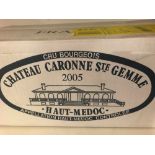 Chateau Caronne St Gemme, Haut Medoc Cru Bourgeois 2005, 12 bottles in original carton (ex. The Wine