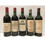 Mixed French wines. Chateau Rieussec, Sauternes 1er Cru 1984; Moulin Touchais Anjou 1959; Chateau
