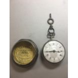 Joseph Sound - An 18th century silver pair cased pocket watch, the outer casing, London 1778,