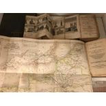 Collection of folding maps. LEIGH (S) Leigh's New Picture of London, 1818, 12mo, 12 folding plates