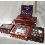Danbury Mint The Longest Reigning Monarchs Coin Collection, copper penny collection, framed one