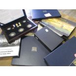 Westminster Collection and Danbury Mint, a quantity of various commemorative gold plated