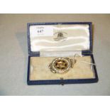 A First Principal's Masonic Jewel of the Holy Royal Arch or Chapter
