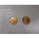 Two gold sovereigns 1902 and 1913, together with a half sovereign 1902 (3)