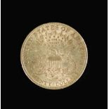 A USA twenty dollar gold coin, 1895