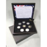 Westminster Collection, 50th Anniversary of Australian decimal currency, 8 coin silver and cupro-