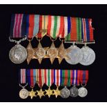 A Second World War Military Medal group awarded to Lance Sergeant G P Leonard, The QUEEN'S ROYAL