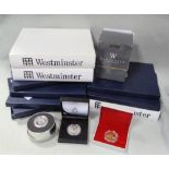 Westminster Collection, 30 various silver crowns, £5, £2, etc, together with a quantity of various