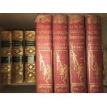 NAPOLEON, Collection of related histories and others, including works by W M Sloane, Thiers's