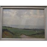 Walter Donne (British b.1867) Extensive Yorkshire landscape, oil on board 25.5 x 35.5cm - Bonhams,