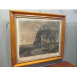 Thomas Lupton after B.R Haydon The Hero and his Horse on the Field of Waterloo, mezzotint, published