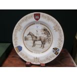 A limited edition Spode St Leger plate, 'Nijinsky' 1970, cased with certificate 520/1000