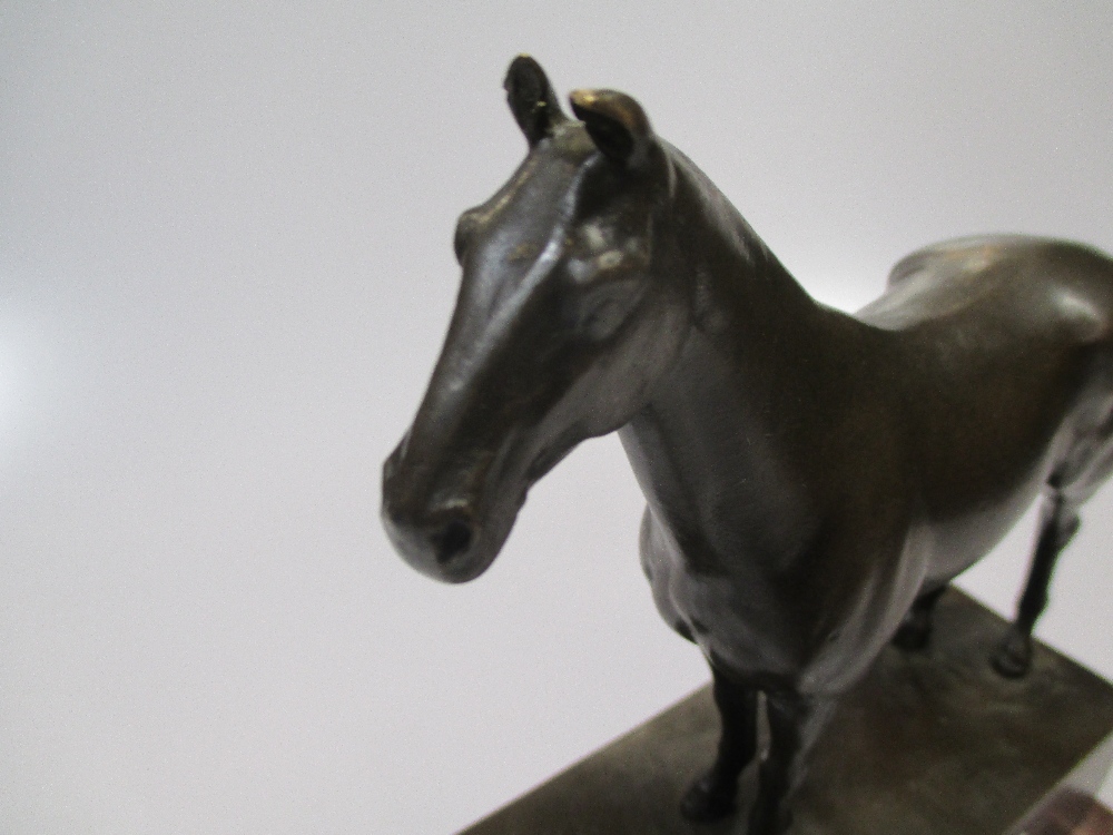 Andre', a bronze figure of a horse 21cm high - Image 2 of 3