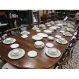A Royal Doulton 'Berkshire' pattern dinner service, comprising, 12 dinner plates, 18 side plates, 24