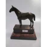 Andre', a bronze figure of a horse 21cm high