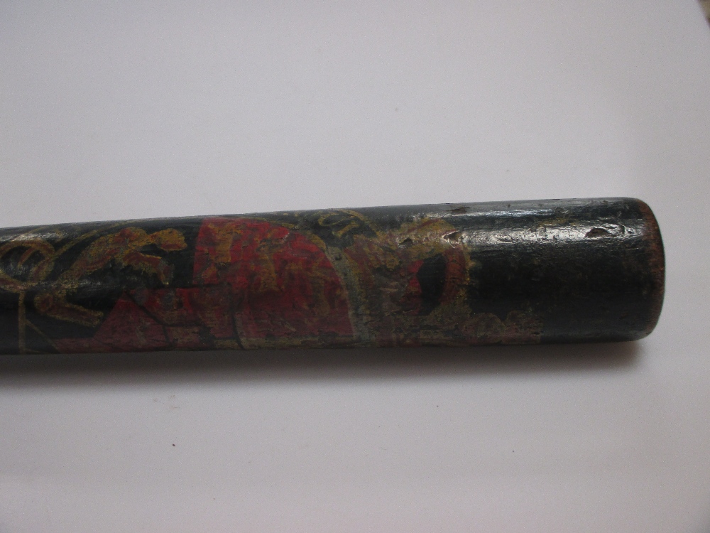 A William IV painted Mayoral truncheon