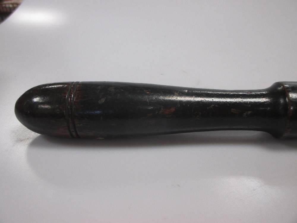 A William IV painted Mayoral truncheon - Image 3 of 3