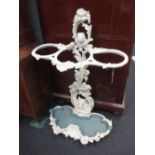 A cast iron stick stand