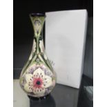 A modern Moorcroft 'Bride' pattern vase by Rachel Bishop, No 160/200, boxed