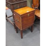 A 19th century mahogany cellarette