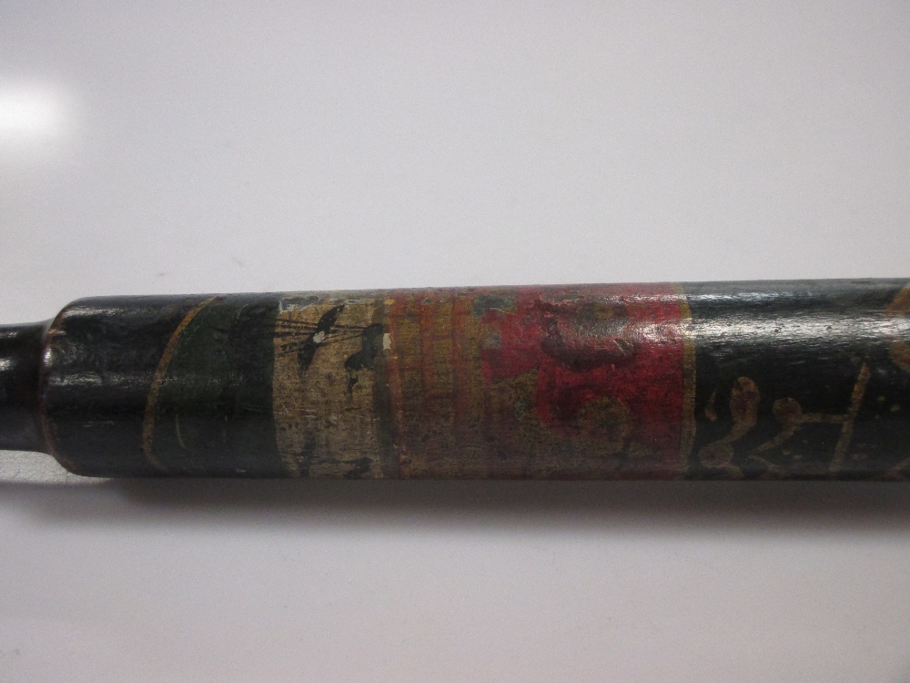 A William IV painted Mayoral truncheon - Image 2 of 3