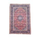 A small Tabriz rug, 222 x 143cm (87 x 56in) Good colours and good levels of pile