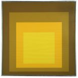 Victor Vasarely (French/Hungarian, 1906–1997), Shades of yellow, lithograph, 63 x 63 cm Paper is