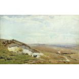 § Arthur Gerald Ackermann, RI (British, 1876-1960), A quarry in a landscape, watercolour, 31 x