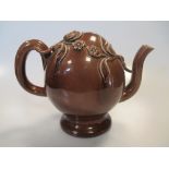 A Rockingham Cadogan teapot