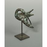 § Guy Taplin, (British, born 1939), Miniature Preening Curlew, 1999, patinated bronze, numbered 18/