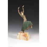 Demetre Chiparus (1886-1947), 'The Vested Dancer', circa 1925, an Art Deco patinated and cold