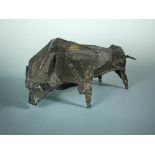 § Ernst Eisenmayer (Austrian/British, 1920-2018), a bronze model of a Bull, the stylised model of