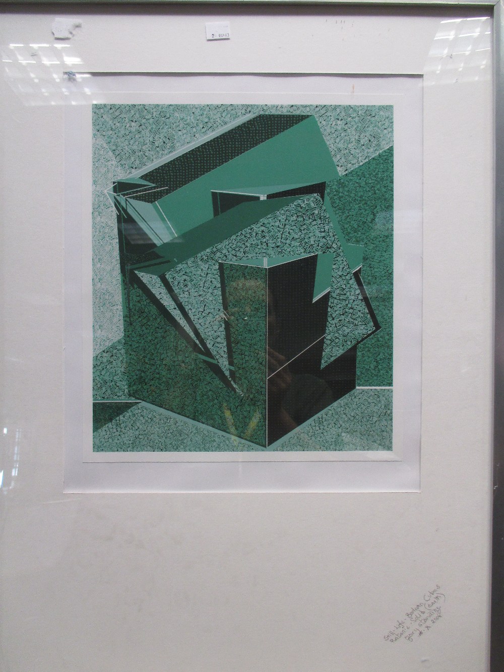 A collection of various prints, by Gary Standige, abstracts and still lifes, including three - Image 13 of 13