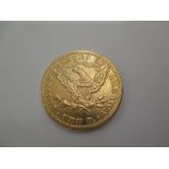 American 10 dollar coin