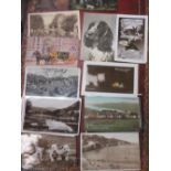 A large collection of early 20th century post cards of marine scenes, castles, some Cambridge