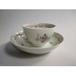 A Newhall tea bowl and saucer